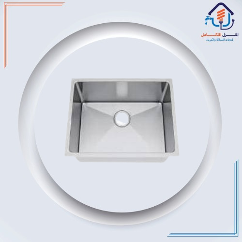 مجلى حوض ستانلس استيل 45*60 تسقيط علي الرخام
