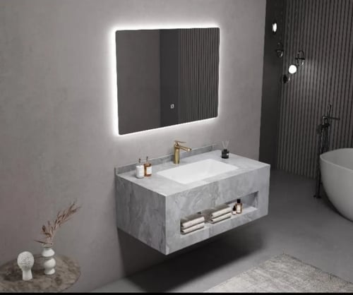 مغاسل ديكور رخام صناعي صندوق مقاس 60 سم