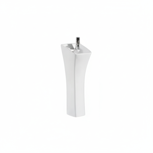 مغسلة حمام برميل مودرن لون ابيض