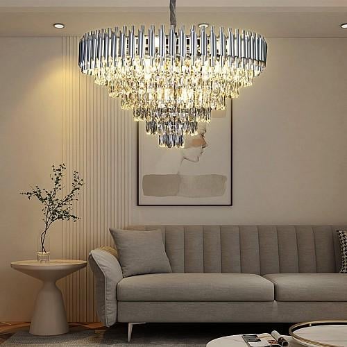 نجف مودرن فضي قطر 80 سم E14