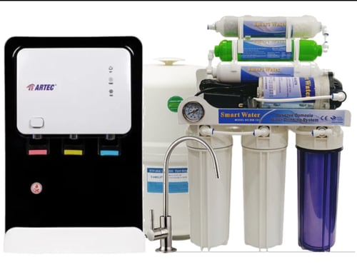 جهاز تحلية سبع مراحل تايواني مع برادة طاولة