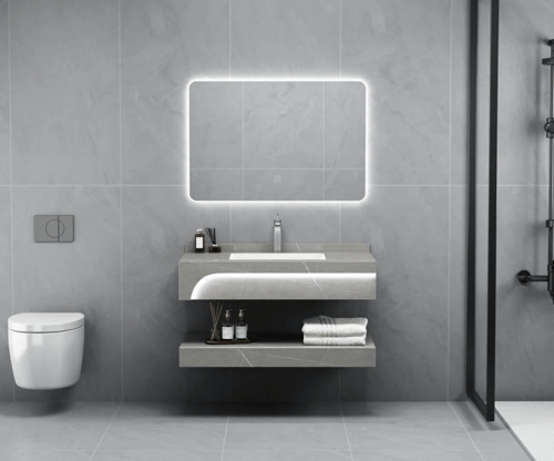 مغاسل ديكور رخام صناعي مقاس 100سم