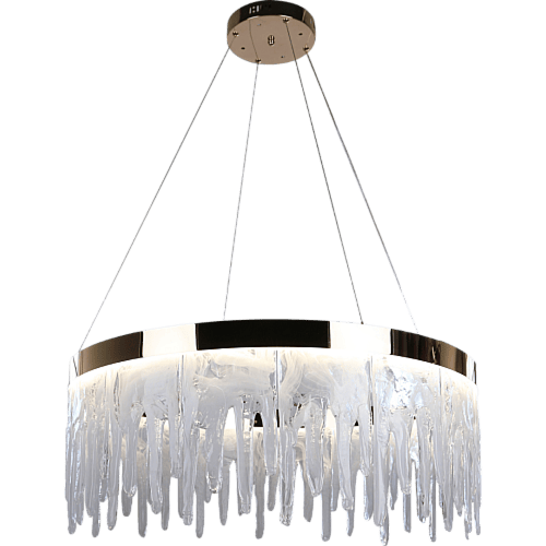 نجف مودرن ذهبي لون الانارة 3اضاءات 75 واط قطر 80 س...