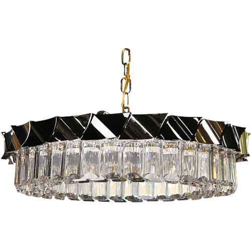 نجف مودرن ذهبي لون الانارة 3اضاءات 95 واط قطر 80 س...