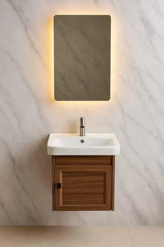 ️ مغسلة ديكور لون بنى – متوفرة بعدة مقاسات 40-50 س...