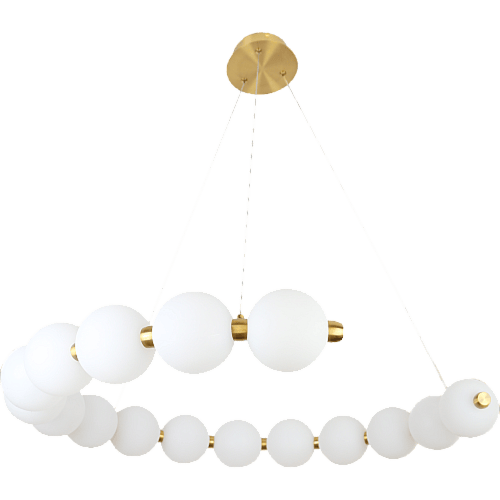 نجف مودرن زيتي 3اضاءات 30 واط قطر 80 سم