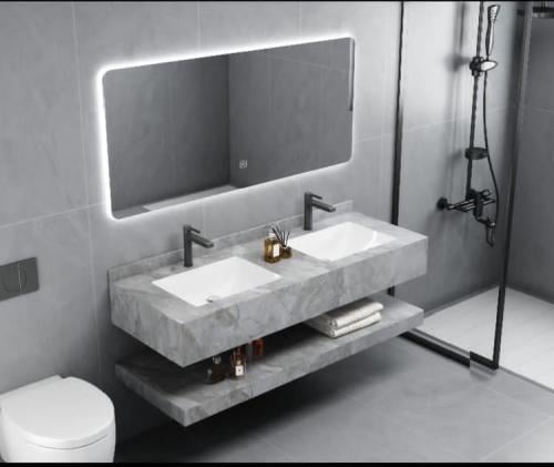 مغاسل ديكور رخام صناعي مقاس 150سم