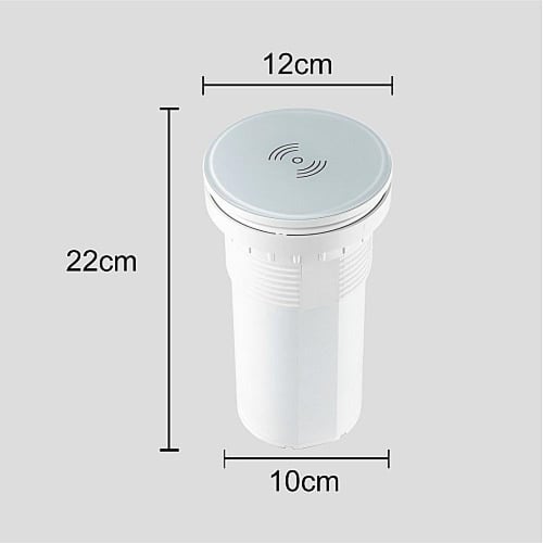 فيش مكتبي رباعي مع يو اس بي مع تايب سي مع شحن لاسل...