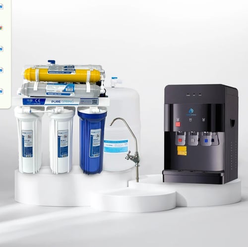 جهاز تحلية سبع مراحل تايواني مع برادة طاولة