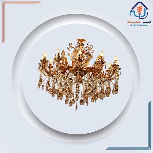 نجف ذهبي كوفي شمعدان 12 ذراع