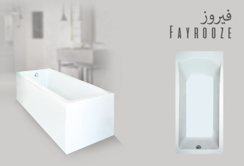 مغطس بحريني فيروز لون ابيض 170*75 بضمان عشر سنوات...