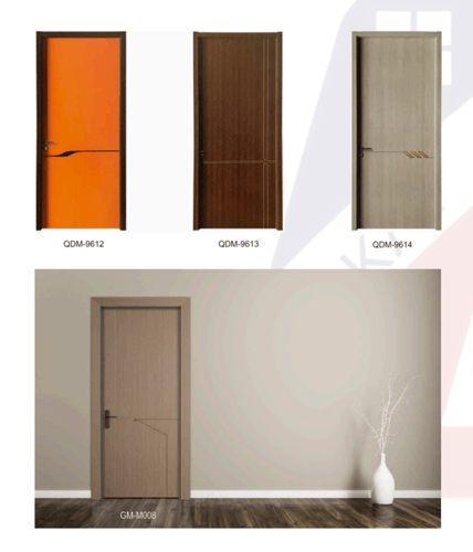 باب خشبي WPC مقاوم للماء والرطوبة بأناقة وجودة عال...