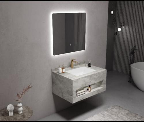 مغاسل ديكور رخام صناعي صندوق مقاس 60 سم