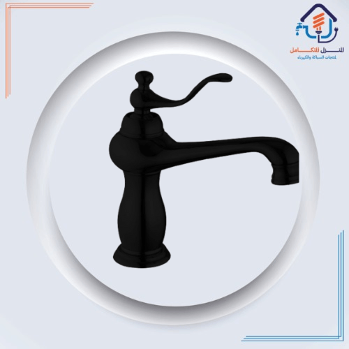 خلاط مغسلة معتق أصفر قصير مقاوم للصدأ