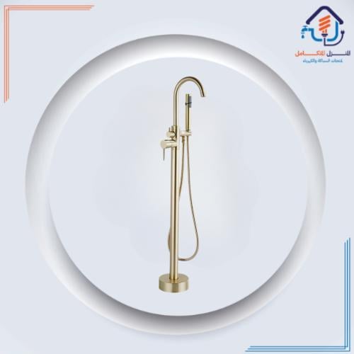خلاط جاكوزي أرضى ذهبي مطفي كامل