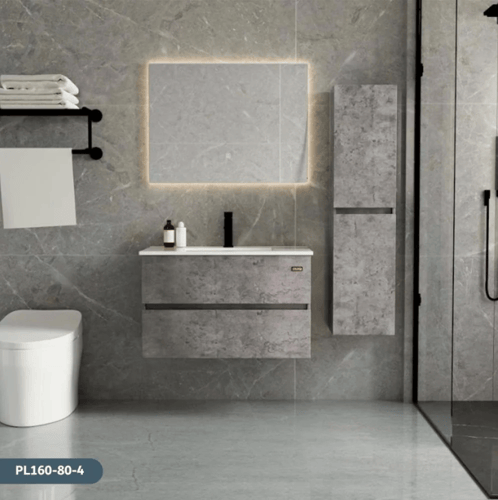 مغسلة ديكور حوض 80 سم + مرايا- PL160-80