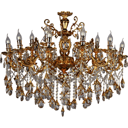 نجف ذهبي مع كوفي شمعدان