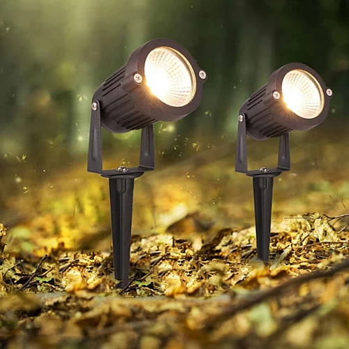 لميات ارضية إنارة حديقة غرس متحرك لون الانارة أصفر...