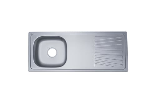 مجلى حوض استيل 50*100 تسقيط علي الرخام - التقنية ا...