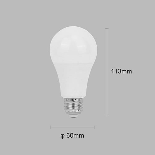 لمبة كروي لون الانارة شمسي كريمي 9 واط E27