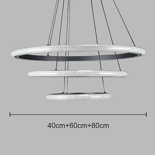 نجف مودرن اسود مع لون الانارة 3اضاءات 25 واط ثلاثي