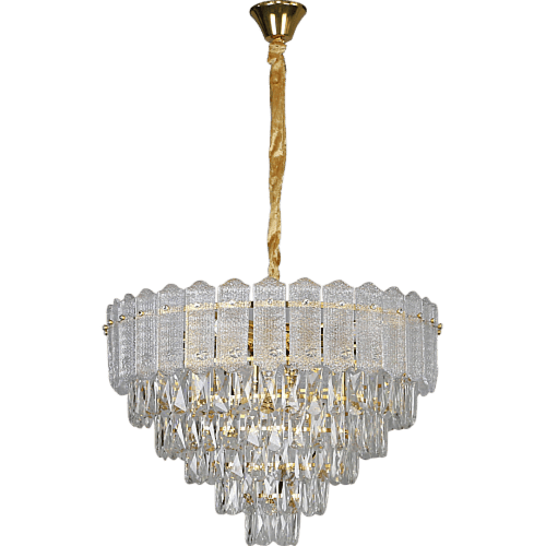 نجف مودرن ذهبي E14*9L قطر 600 ملم