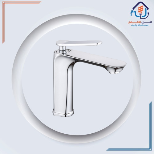 خلاط مغسلة كروم قصير مقاوم للصدأ