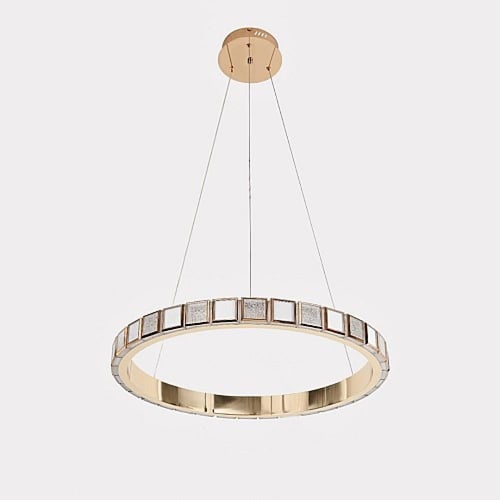 نجف مودرن ذهبي لون الانارة 3اضاءات 55 واط قطر 60 س...