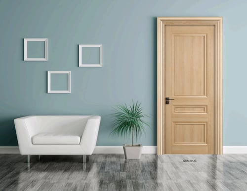 باب خشبي WPC مقاوم للماء والرطوبة بأناقة وجودة عال...