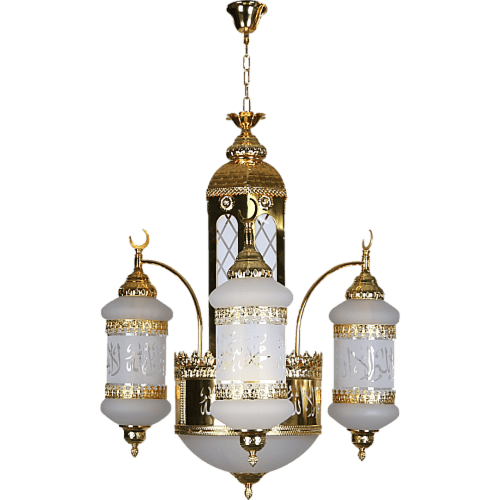 نجف مساجد اسلامي ذهبي E27*11L ثلاثي