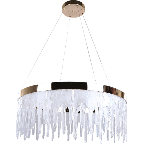 نجف مودرن ذهبي لون الانارة 3اضاءات 75 واط قطر 80 س...