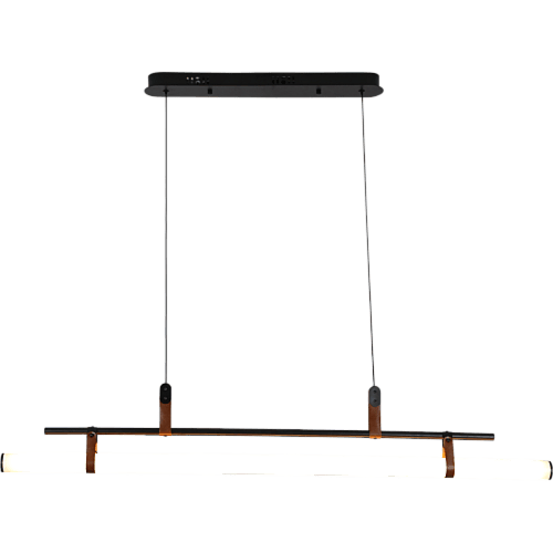 نجف مودرن اسود لون الانارة اصفر 18 واط 115سم