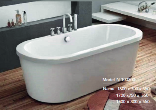 مغطس كلاسك لون ابيض مقاس 170*75 ارتفاع 550 بضمان ع...