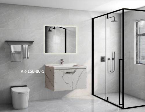 مغسلة بلايوود ابيض عروق مقاسات متعدده