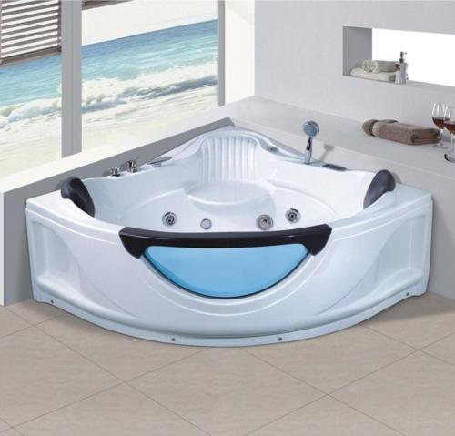 جاكوزي زوايه مقاس 150*150لون ابيض كامل المواصفات