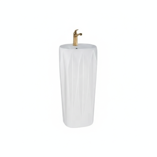 مغسله مودرن برميل لون ابيض