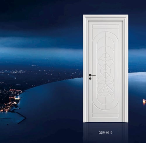 باب خشبي WPC مقاوم للماء والرطوبة بأناقة وجودة عال...