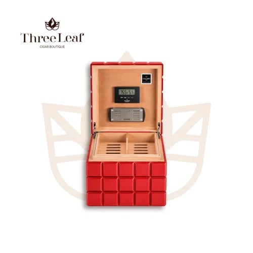 Colibri Heritage Cube Humidor Red
