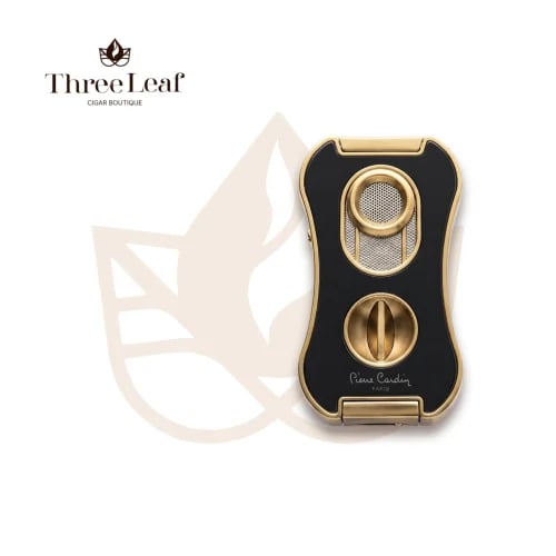 Pierre Cardin 3 in 1 Lighter Black Gold