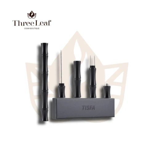Tisfa Cigar Punch with Poker Tool and Rubber Drawe...