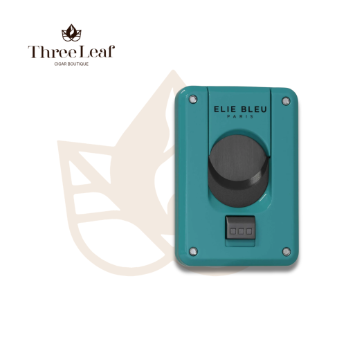 Elie Bleu Double-Blade Cigar Cutter Turquoise