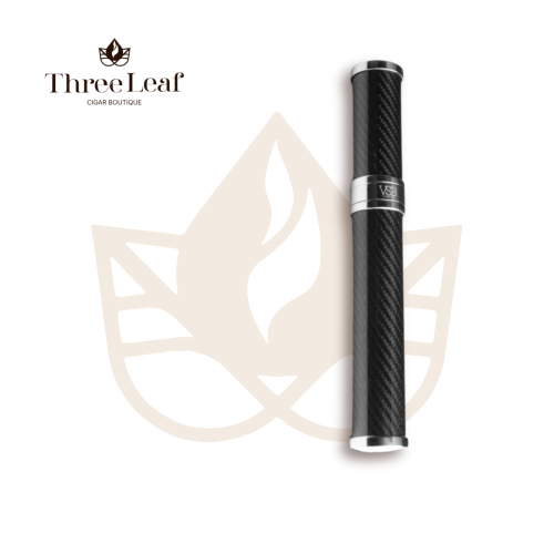VSB London Matte Carbon Fibre & Dark Chrome Cigar...