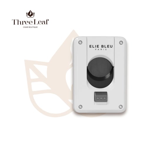 Elie Bleu Double-Blade Cigar Cutter White