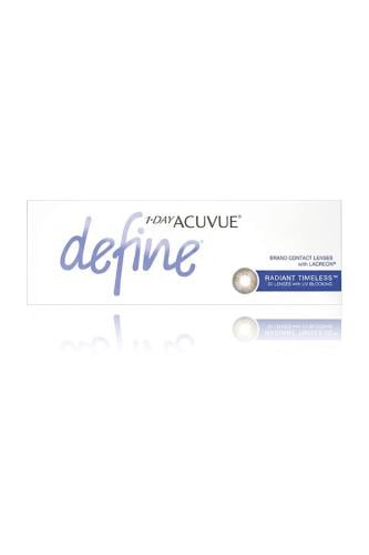 عدسات لاصقه ملونه يومية أكيوفيو ديفاين راديانت تايملس 30 عدسه - Define Fresh 1 day Radiant Timeless Lenses