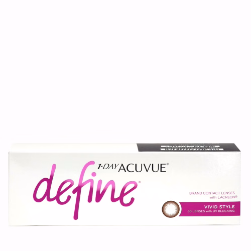 عدسات لاصقه ملونه يومية أكيوفيو ديفاين فيفداستايل 30 عدسه - Define Fresh 1 day VIVID style Lenses