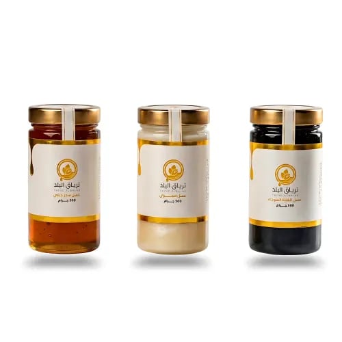 الباقة الذهبية الملكية (عسل السدر الجبلي – عسل الم...