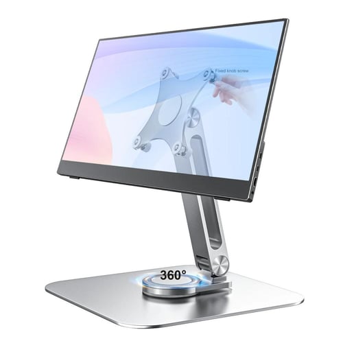 شاشة HOWENS مقاس 15.6 بوصة 4K FHD محمولة ومكبرات ص...