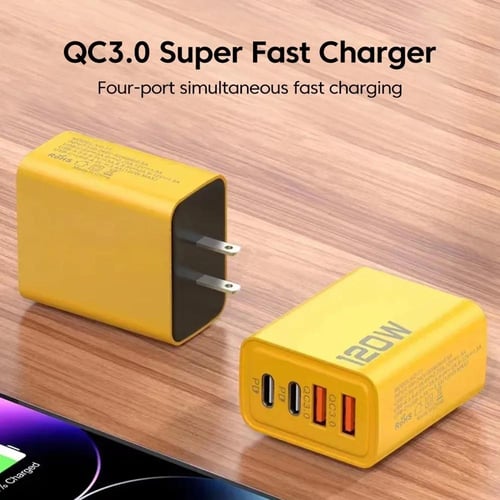 شاحن الحائط السريع 4 منافذ USB