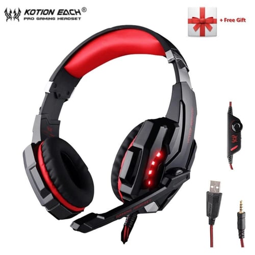 KOTION كل G2000 G9000 سماعات الألعاب ألعاب سماعة س...