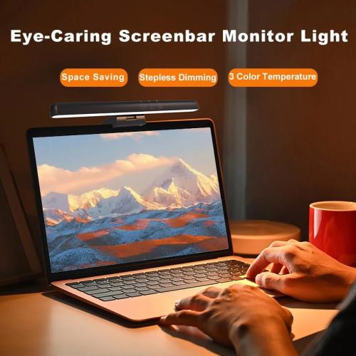 إضاءة شاشة الكمبيوتر LED للتعلم/القراءة/العمل يعتم...